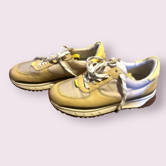 Madewell Kickoff Trainer‎ Sneakers Ripstop Nylon Leather Women's 7 Men's 5.5 - Picture 1 of 7